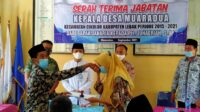 Kades Muaradua Jakaria Sampaikan Permohonan Maaf Saat Sertijab