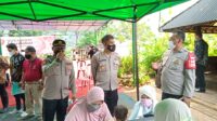 Tim Asistensi PMJ AKBP R.Sajarwo,S.Psi. Sambangi Gerai 687,688 dan 689 Vaksin Aglomerasi Kelurahan Pondok Aren