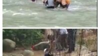 Hendak Ke Rumah Kerabat,Ibu Dan Anak Di Lebak Jatuh Dari Jembatan Gantung