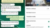 Modus Minta Kirim Pulsa,Poto Dan Nama CaKades Cirinten Dibajak