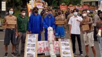 Aksi Demo Mahasiswa Di Depan Kantor Bupati Dan DPRD Kab Tangerang Tuntut Pencemaran Lingkungan