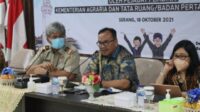 Pastikan Tersedianya Anggaran Target, Pejabat Pembina Kementerian ATR/BPN Kunjungi Kanwil BPN Provinsi Banten