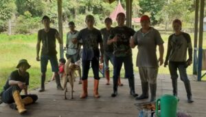Babinpotdirga Lanud Sam Ratulangi Pimpin Warga Tasuka Bersih Bersih