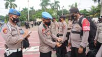 Pastikan Tak Ada Personel yang Bawa Senpi Ini Yang dilakukan Sie Propam Polres Cilegon