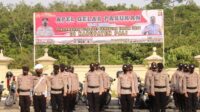 ANTISIPASI GANGGUAN KAMTIBMAS, KAPOLRES PALI PIMPIN GELAR PASUKAN PENGAMANAN PILKADES SERENTAK