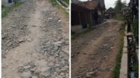 Tujuh Tahun Warga Kp Sumur Buyut Desa Pagenjahan  Kronjo Keluhkan Jalan Poros Desa Rusak Parah