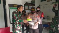 Sambut HUT TNI – 76, Kapolsek Cisoka Polresta Tangerang Berikan Kejutan