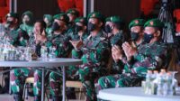 Kasad Terima Laporan Korps Kenaikan Pangkat 36 Pati TNI AD