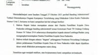 Pilkades Padasuka Tidak Dapat Dijadikan Dasar PSU Dan Tetap Di Lantik