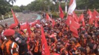 Ribuan Anggota Pemuda Pancasila Banjiri Kantor DPRD Kabupaten Tangerang Gelar Aksi