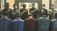 Polsek Kota Agung Tangkap 8 Terduga Perjudian Togel Hongkong