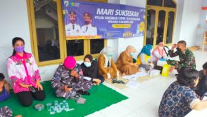 Vaksinasi Di Warunggunung Di Bantu 8 Tim Nakes Marinir TNI AL
