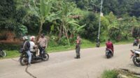 Polsek Lebakgedong Bagikan Masker Gratis Kepada Warga Dan Pengendara 