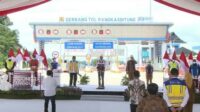 Presiden Jokowidodo Resmikan Jalan Tol Serpan Seksi Satu Sepanjang 26,5 KM
