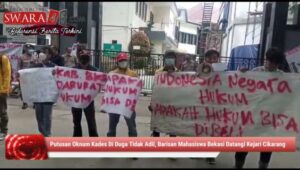 Putusan Hukum Oknum Kades Di Duga Tidak Adil, BARISAN MAHASISWA BEKASI KEMBALI GERUDUK KEJARI CIKARANG