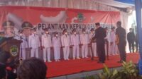 Libatkan Ratusan Personil Aparat Keamanan, Pelantikan Kades di PALI Berlangsung Aman dan Lancar