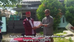Peresmian Kantor Dan Serah Terima Pemimpin Redaksi Media Online JawaraBanten.Com