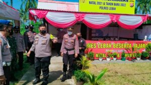 Kapolres Lebak Berikan Motivasi Kepada Personel Pos Pam Wisata Sawarna