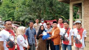 Gerindra Banten Terdepan Membantu Masyarakat Terdampak Gempa Di Kabupaten Pandeglang