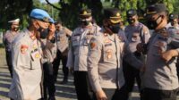 Awasi Kesiapan Personel Polres Cilegon Polda Banten Ini Yang dilakukan Propam Polres Cilegon
