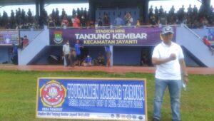 Katar Desa Pangkat Gelar Turnamen Sepakbola Cup ll Kecamatan Jayanti 2022