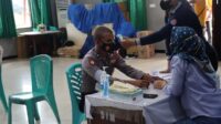 SEBANYAK 201 BINTARA REMAJA  LAKSANAKAN SWAB ANTIGEN DI POLRES SORONG SELATAN