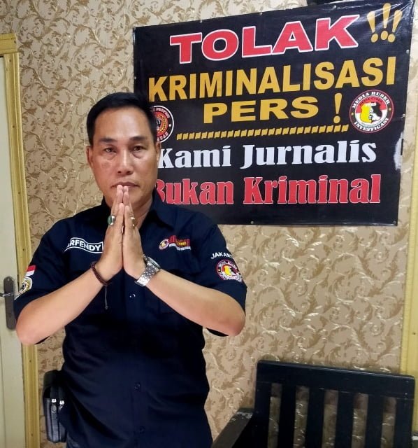 Photo : Arfendy Ketua Umum Ruang Jurnalis Nusantara