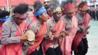 POLRES SORONG SELATAN GELAR UPACARA WISUDA PURNA BAKTI WAKA POLRES SORONG SELATAN