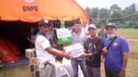 Badak Banten Perjuangan Salurkan Bantuan Kepada Warga Korban Bencana Longsor Cihuni