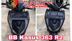 Curi Motor Di Jayanti, Dua Bandit Di Tangkap Di Rumah Kontrakan Di Cikupa