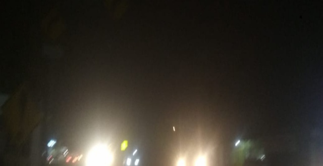 Padamnya Lampu Penerangan Jalan Di Jalan Raya Serang KM 35 Di Wilayah Kecamatan Jayanti Gelap Gulita (Kamis 07 April 2022, Doc Foto : Jasmita)