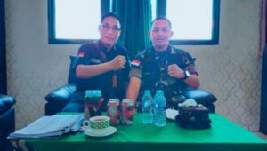 Jalin Kemitraan, Ketum RJN Kunjungi Dandim 1208 Sambas Letkol Inf Dadang Armada Sari