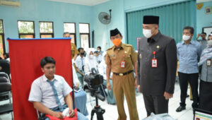 Layanan Perekaman KTP, Disdukcapil Goes to School Ke SMAN 6 Kabupaten Tangerang