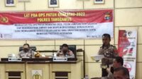 Polres Tanggamus Gelar Latpraops Jelang Operasi Patuh Krakatau 2022
