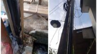 DIDUGA TIDAK BISA MENUNJUKAN IJIN DARI DINAS TERKAIT, PEMASANGAN TIANG PROVIDER DI PERUMAHAN MEDITERANIA CIKUPA DIKAWAL RUKUN TETANGGA