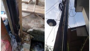 DIDUGA TIDAK BISA MENUNJUKAN IJIN DARI DINAS TERKAIT, PEMASANGAN TIANG PROVIDER DI PERUMAHAN MEDITERANIA CIKUPA DIKAWAL RUKUN TETANGGA