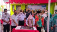 Bupati Tanggamus Resmikan Gedung Ketahanan Pangan Di Pekon Terbaya