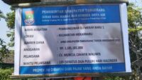 Pembangunan Saluran Air Anggaran Satu Miliar Dari Dinas Binamarga Di Desa Kedaung Kec Mekar Baru Di Keluhkan Warga