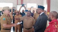 Serah Terima Jabatan Bupati Maybrat: PJ Bupati Maybrat diharapkan menjaga Kekeluargaan, Kesatuan dan Kedamaian