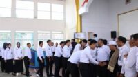 Lapas Kotaagung Gelar Apel Pelepasan Pegawai Purnabakti dan Pindah Tugas