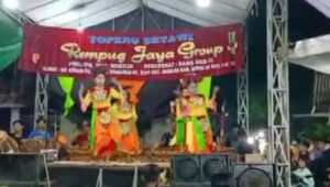 Lestarikan Seni Budaya Betawi, Rohali ; Gelar Tarian Topeng Repug Peringati HUT RI Ke 77