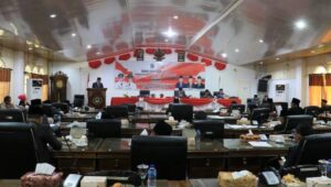RAPAT PARIPURNA XI DPRD PALI HARI INI SAHKAN RAPERDA APBD-P TAHUN 2022