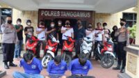 Dipimpin Kasat Reskrim, Tekab 308 Polres Tanggamus Ungkap Curanmor 10 TKP, 7 Motor Diamankan