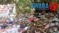 Walau Ada Tulisan Larangan, Sampah Tetap Menumpuk Di Wilayah Kecamatan Tigaraksa