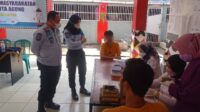 KOMITMEN CEGAH PENYAKIT MENULAR, RUTAN KOTA AGUNG GANDENG PUSKESMAS GELAR SOSIALISASI DAN TEST HIV HEPATITIS UNTUK WBP