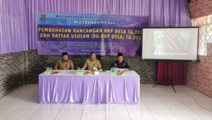 Musrenbang Desa Gembong, H.Nurjen Prioritaskan Pembangunan Rumah Layak Huni Dan Akses Jalan