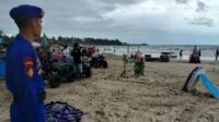 Disiplinkan Harkamtibmas, Ditpolairud Polda Banten Sambang Pantai Wisata Anyer