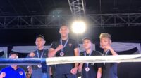 Kejurda Kickboxing Piala Walikota Serang 2022, Personel Satbrimob Polda Banten Meraih Juara Emas
