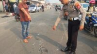 Ceroboh Saat Menyalip, Dua Pengendara Motor  Alami Kecelakaan, Kasat Lantas Polresta Serang Kota Jelaskan Kronologisnya