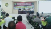 Danrem 064/MY Pimpin Rakor Pengamanan Wapres RI